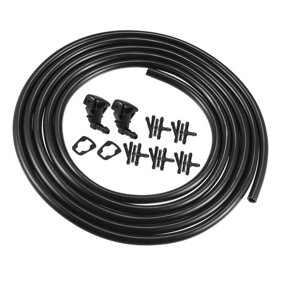 2pcs Windshield Washer Nozzle for Toyota Tacoma 2000-2004 2.5 Meters Hose Connectors Kit 85381-04030