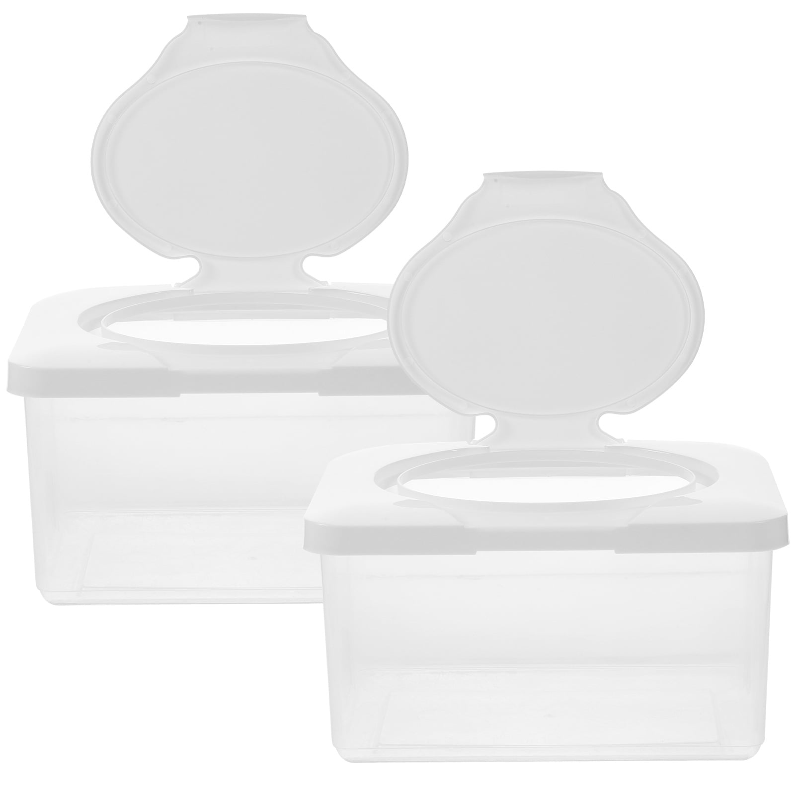 2pcs Wipe Dispenser Reusable Wet Wipe Container Nursery Baby Wipe