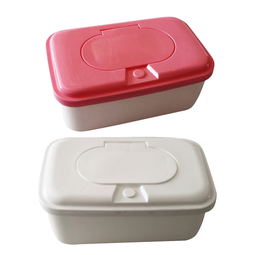 2pcs Wipes Dispenser Wipe Holder Wet Wipes Dispenser Wipes Box Case