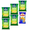 2pcs Wise Onion and Garlic Potato Chips, 1.25 Ounce (5 Count) + Osem