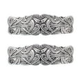 thumbnail image 1 of 2pcs Women Retro Style Large Hair Clip Handmade Metal Barrette, 1 of 9
