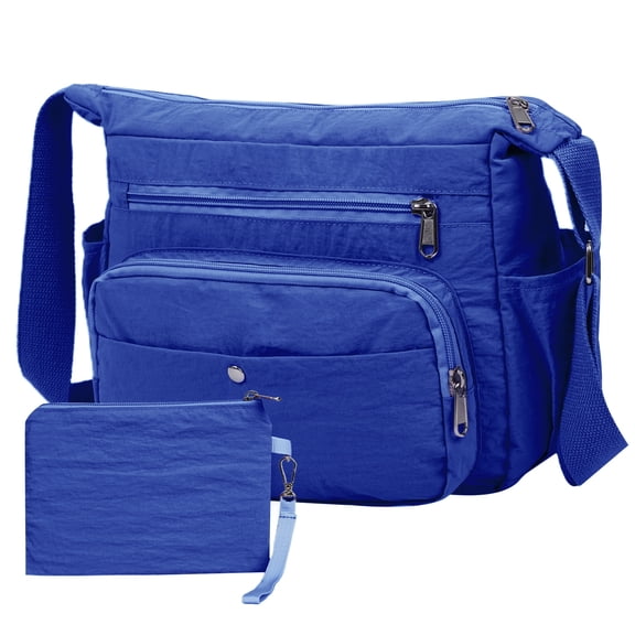 2pcs Women's Nylon Handbag Set - Lightweight High Quality Shoulder Bags with Multi-Pockets, Stylish Crossbody Purses for Work, Shopping, Travel & Daily Essentials