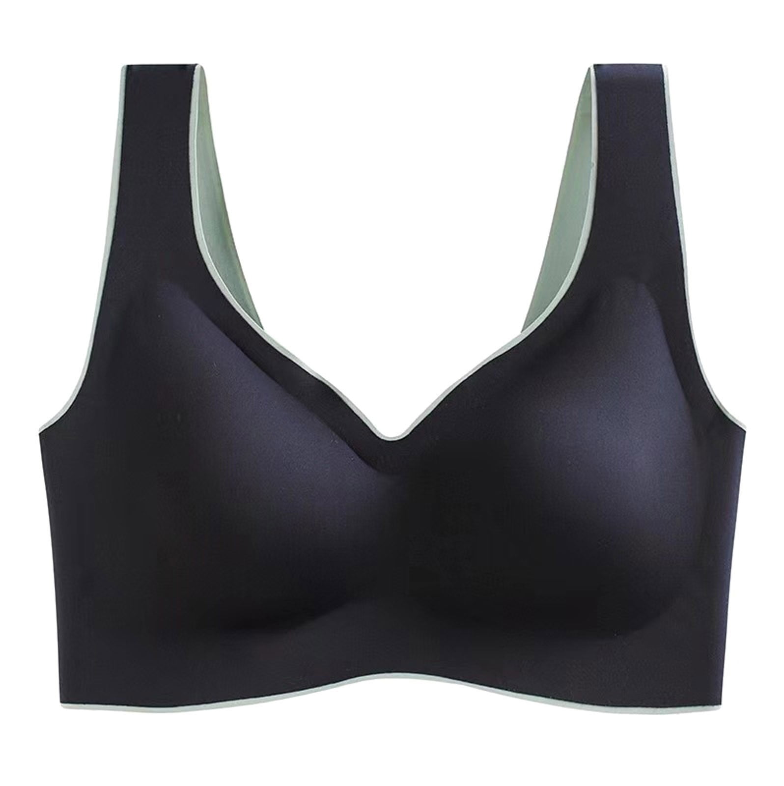 2pcs Women's Push Up Bra Bra Wire Free Underwear Seamless Bra Rubber Bra  Sports Yoga 