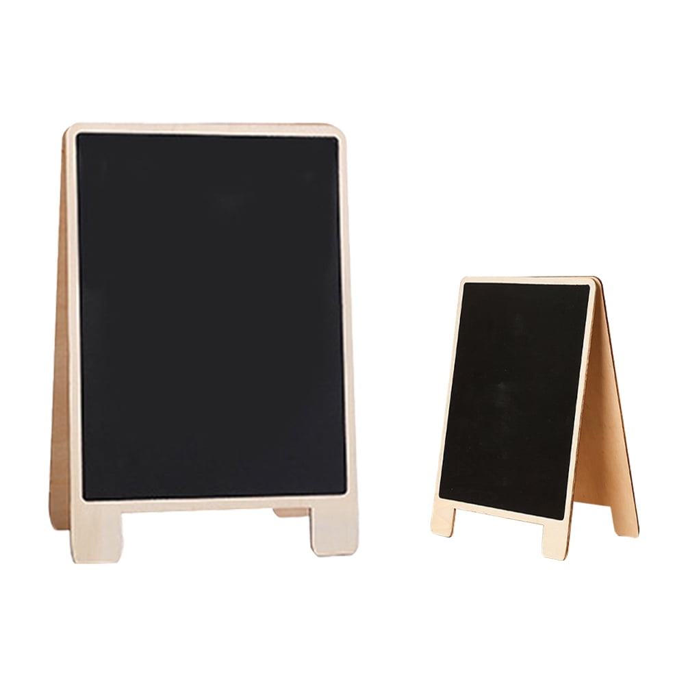 2pcs Wooden Chalkboard Practical Message Board Sign Message Board for