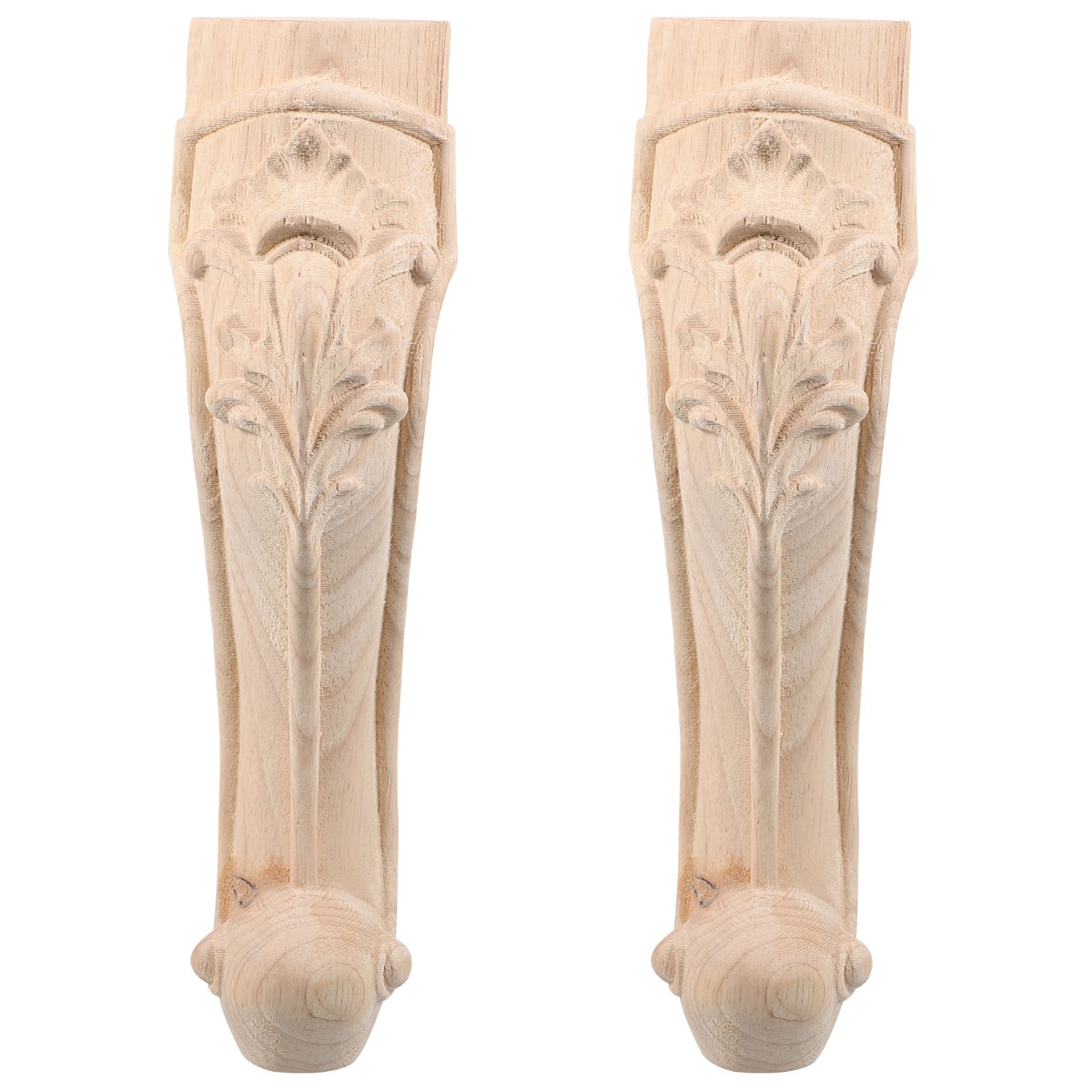 2pcs Wooden Furniture Foot Dresser Leg Couch Foot Chair Leg Extender