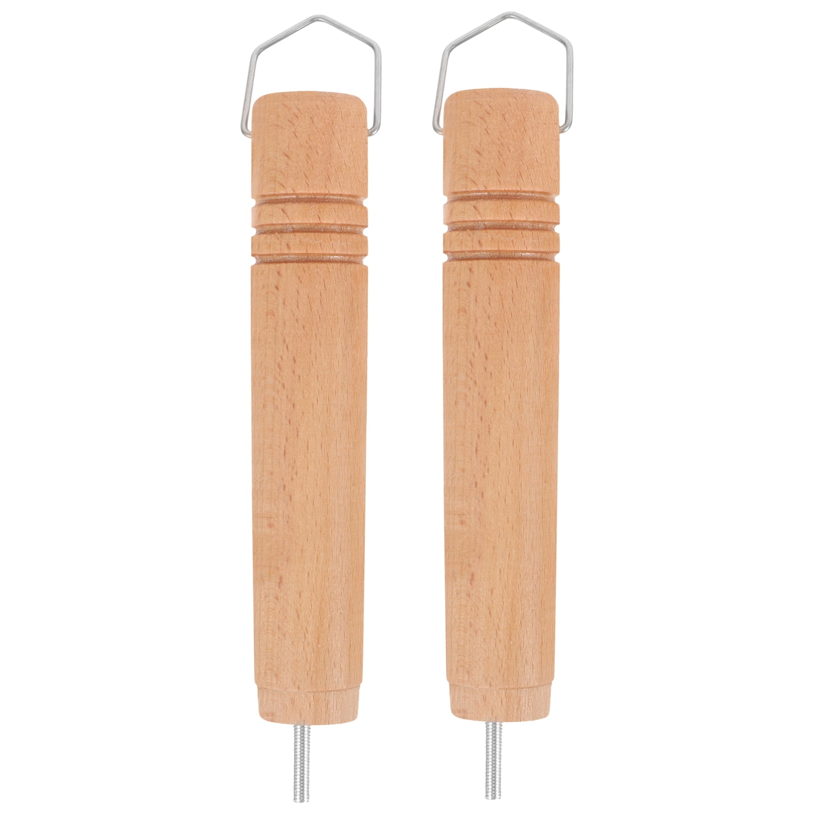2pcs Wooden Pot Handles Universal Pot Handle Detachable Pot Handle