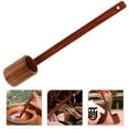 thumbnail image 1 of Foxnovo 2Pcs Vintage Wooden Beer Measuring Scoop Flat Bottom Ladle for Kitchen Use, 1 of 8