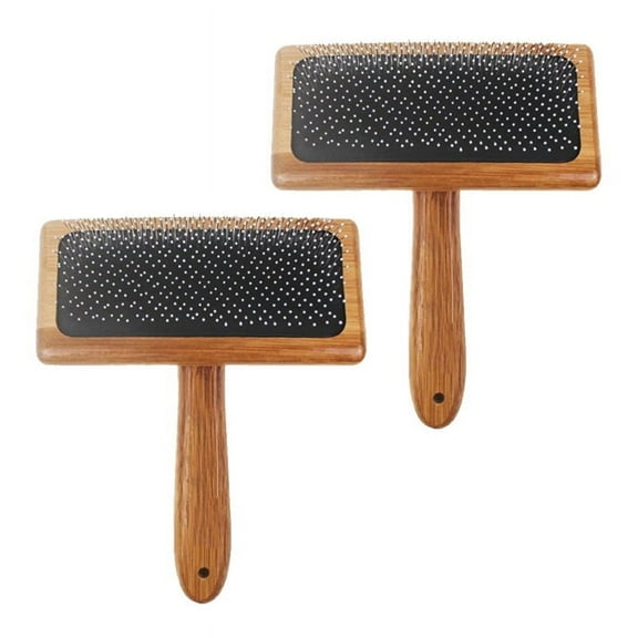 2pcs Wool Carders, Wool Carding Comb, Hand Carders for Wool, Comb Bamboo Air Cushion Fur Rugs