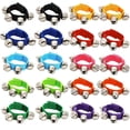 thumbnail image 1 of 2pcs Wrist & Ankle Jingle Bells – Adjustable Nylon Strap 4-Metal Bell Percussion Instrument, Festive Noise Maker for Party/Christmas/Celebrations, 1 of 9
