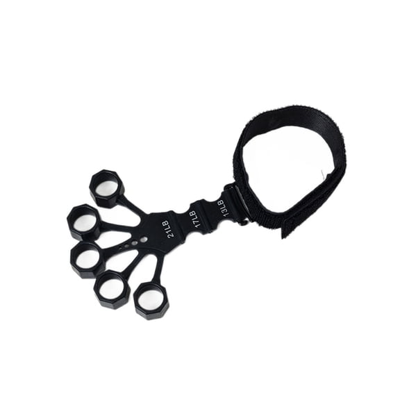 2pcs The Wrist Exerciser Strengthener Finger Extension Exerciser Finger Resistance Bands Exercise Your FINGERS,HANDS, WRISTS and FOREARMS Enhance Your Hand Power and Relieve Pain(Black: 2 pieces)