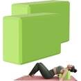 thumbnail image 1 of 2pcs Yoga Blocks Gym Bricks -Comfortable Fitness Yoga Bricks, Anti-, Lightweight and Travel Friendly Pilates Practice,D, 1 of 8