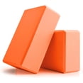 thumbnail image 1 of 2pcs Yoga Blocks Gym Bricks -Comfortable Fitness Yoga Bricks, Anti-, Lightweight and Travel Friendly Pilates Practice,G, 1 of 6