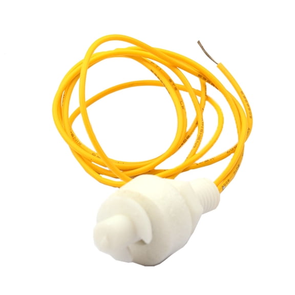 2pcs ZP2508 220V Normally Closed Low Pressure Float Switch Mini PP Tank Pool Water Liquid Level Sensor Vertical Float Switch