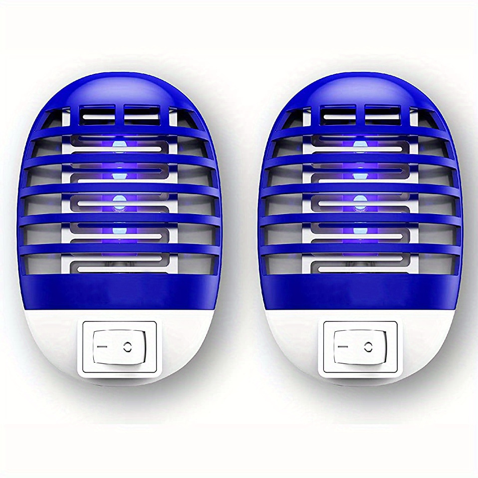 2pcs Zapper Indoor Plugin Mosquito Killer Trap Zapper, Electric Gnat Fly Trap Zapper For House