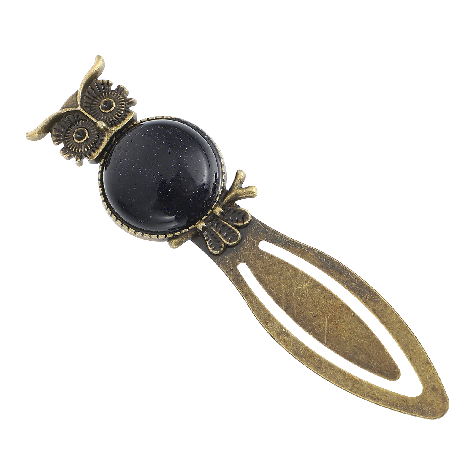 2pcs Zinc Alloy Owl Book Mark Metal Book Mark Page Marker Zinc Alloy