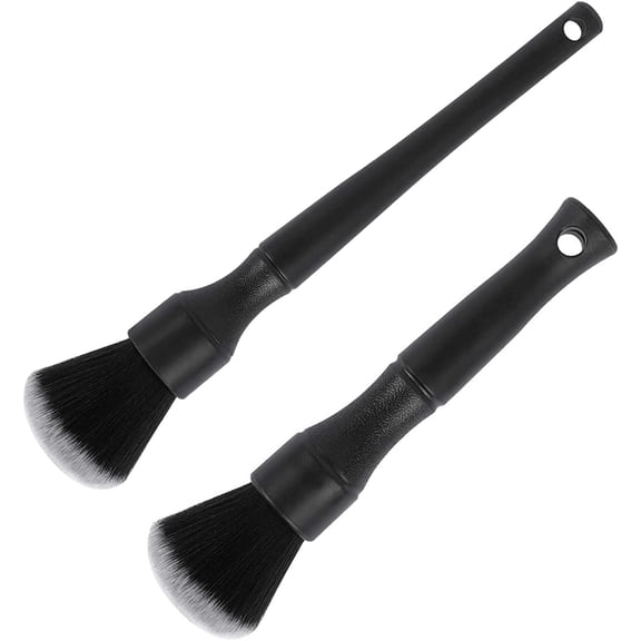 2pcs car Interior Beauty Detail Brush, air Conditioning Vent dust Cleaning Crevice Brush car Soft Cleaning Brush
