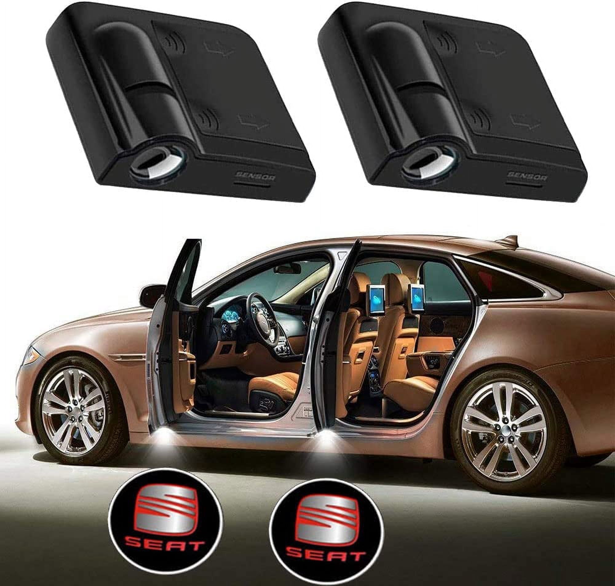 2pcs car door light logo projector customize your car door light logo ...