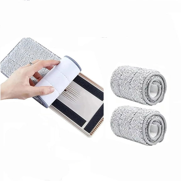2pcs flat mop replacement cloth