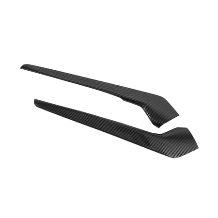 2pcs for Honda Civic 11th 2022 Armrest Box Side Strip Trim Gear Panel Strip Interior Decorative Carbon Fiber Pattern