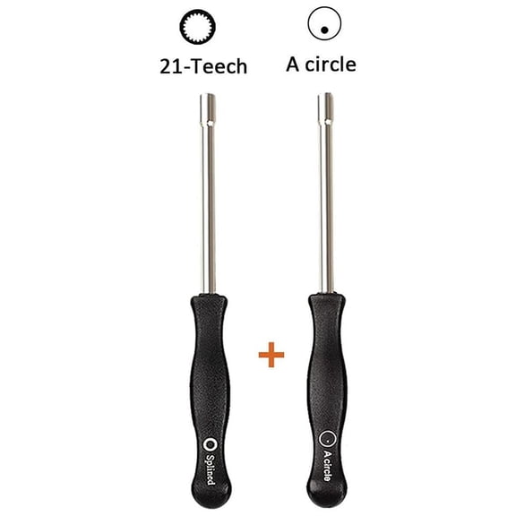 2pcs/kit 21-Teeth Splined And A-Circle Carburetor Adjustment Tool Screwdriver Kit/set Replacement Car Part