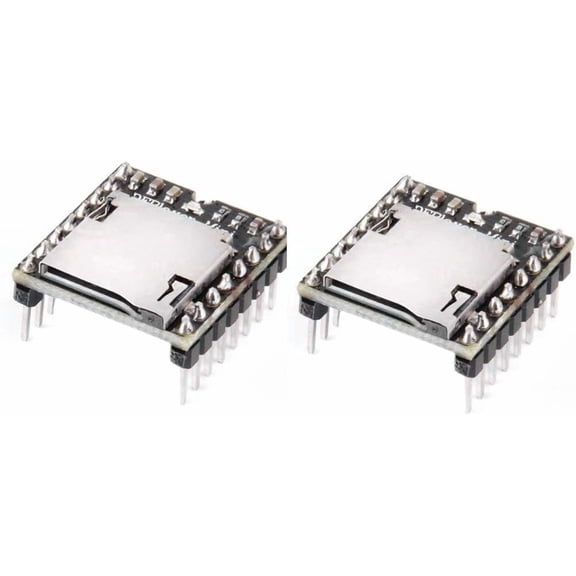 2pcs mp3 Player Mini MP3 Player Audio Voice Module TF Card U Disk Board for DFPlayer Audio Voice Music Module
