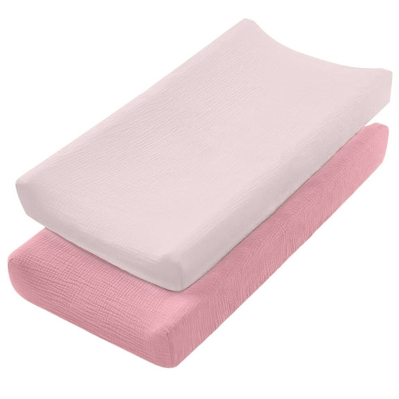 2pcs/pack Soft and Breathable Baby Cradles Sheets, Newborns Changing Table Sleeve Cover Cotton Nursery Bedding Stuff