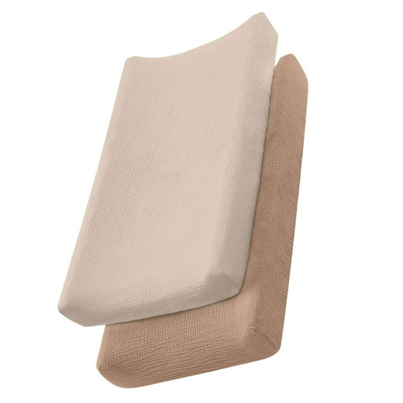 2pcs/pack Soft and Breathable Baby Cradles Sheets, Newborns Changing Table Sleeve Cover Cotton Nursery Bedding Stuff