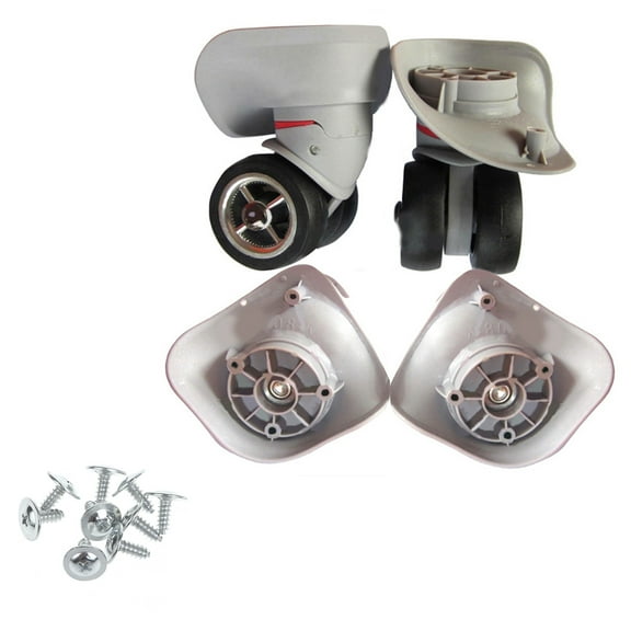 2pcs/pair A08 Wheels 360 Degree Rotation Suitcase Replacement Casters Luggage Repair Parts Accessories
