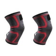 thumbnail image 1 of 2pcs pressurized knitted sports knee pads running fitness knee pads outdoor hiking knee pads warm knee pads - L, 1 of 1