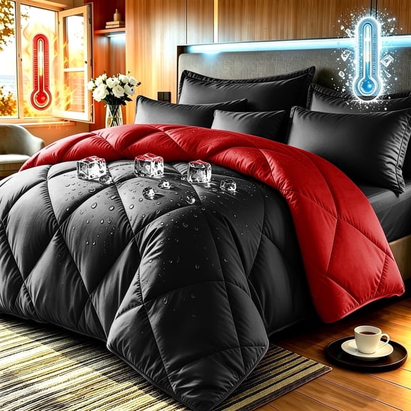 2/3pcs Baby Blue Diamond Pattern, Comforter Sets Twin, Soft Comfortable And Ultra-fine Fiber Filled Lightweight Fabric Breathable Quilt Easy To Take Care Of Equipped With Quilts And Pillowcases