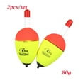 thumbnail image 1 of 2pcs/set 5g/8g/10g/15g/20g/30g/40g/50g/60g/70g/80g High Quality Luminous Plastic Ball Boia Fishing Night Float Light Stick Eva Foam 80G, 1 of 8