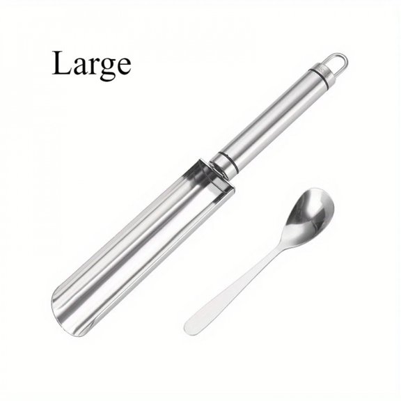 2pcs/set Make Perfectly-Shaped Meatballs Easily With This 2pcs/Set 304 Stainless Steel Manual Meatball Maker!