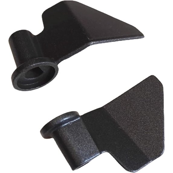 2pcs three specifications Non-stick Breadmaker Paddles Stainless Steel Loaf Maker Kneading Blade Replacement For Bread Machine (2.4 X 6.5cm, Black)