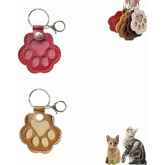 2pcsPet Hair Storage Keychain for Dog Cat, Pets Hair Storage Collector, Pet Fur Memory Charm for Dog Cat