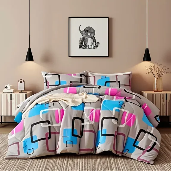 Grace Paws 2pieces Comforter set Twin (Comforter *1+Pillowcase*1) Extremely dive