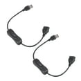 thumbnail image 1 of 2pieces USB Charging Cable USB Switcher Cord With Power Switcher For Desk Fan LED Light Low Power Devices 30cm, 1 of 8