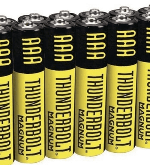 2pk 6pk 12pk 24pk ThunderBolt AAA Batteries 1.5V UM4 24A E92 R03P