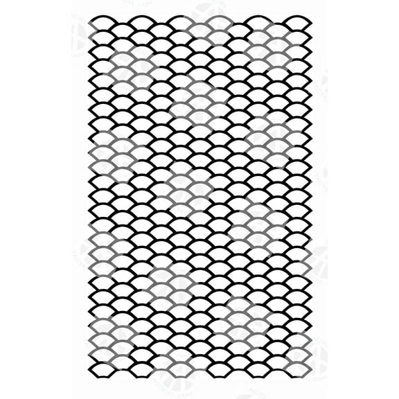 2pk ADHESIVE Camouflage Airbrush Spray Paint Duracoat Gun Stencils FISH SCALES