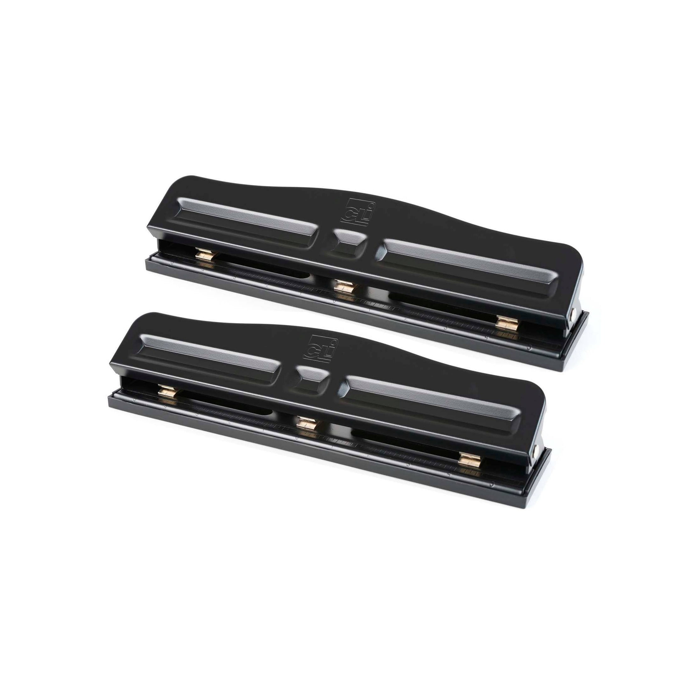 VEYETTE Electric 3-Hole Paper Punch - 20 Sheet Capacity, Battery Or Adapter Powered For Office & School
