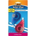 thumbnail image 1 of 2pk BIC Wite-Out EZ Correct Correction Tape No Dry Time, Tear Resistant, 1 of 9