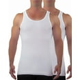 thumbnail image 1 of 2pk Denver Hayes Men’s 100% Cotton Tank Top Shirts Undershirts, 1 of 6