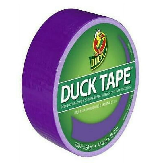 2pk Duck 283138 Color Duct Tape, Purple, 1.88" X 20Yd