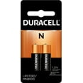 thumbnail image 1 of 2pk Duracell 1.5V N Size Battery Compatible with LR1 MN9100 810 AM5 KN LR1SG, 1 of 6