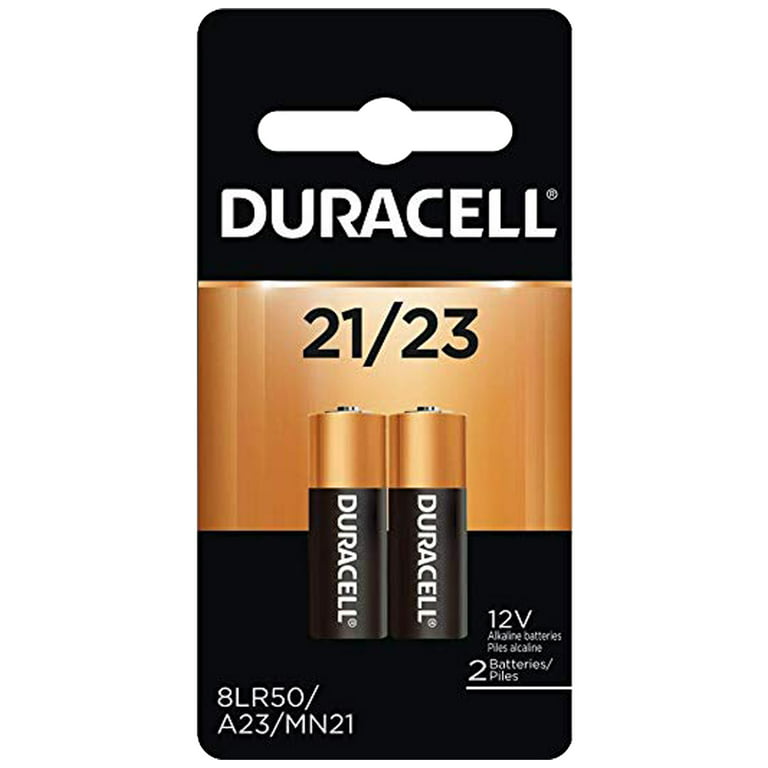  2pk Duracell MN21 Alkaline 12V Battery A23 MN21 23AF 23AE V23GA  GP23A L1028 : Health & Household