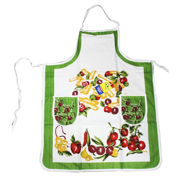 2pk Kitchen Essentials Cherries and Tomatos Graphic Design Apron