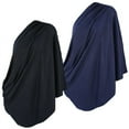 thumbnail image 1 of 2pk LK Baby Infinity Nursing Scarf Breastfeeding Cover Ultra Soft Breathable (Navy/Black), 1 of 7