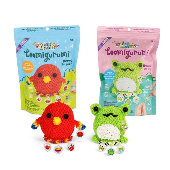 Rainbow Loom-2pk Loomigurumi Kit-Parrot Frog