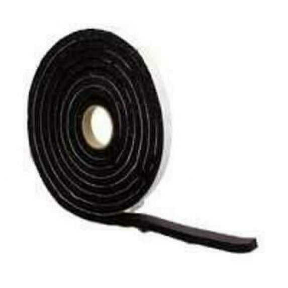 2pk M-D Building 06577 Sponge Rubber Weatherstrip 1/4" X 1/2" X 10' - Black