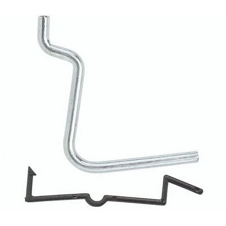 2pk National Hardware MMXC-0930 National Hardware N180-004 Angled Multi Fit 1 Inch Pegboard Hooks With Locks 8 Pack