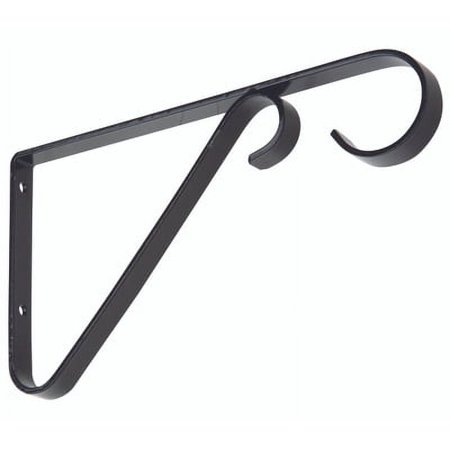 2pk National Hardware N274-514 Hanging Plant Bracket Black 6 Inch